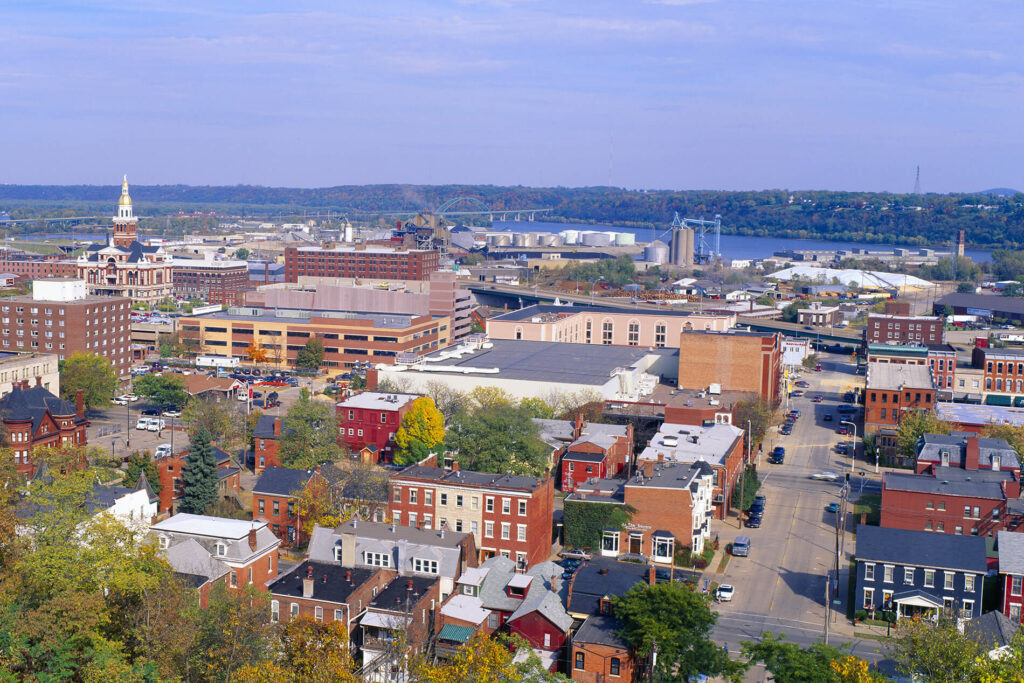 Cityscape Iowa City Ia